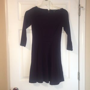 Deep purple long sleeve dress